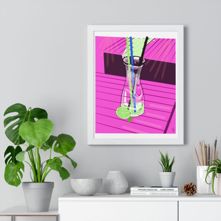 Mojito In Starigrad Poster, Framed - Image 5