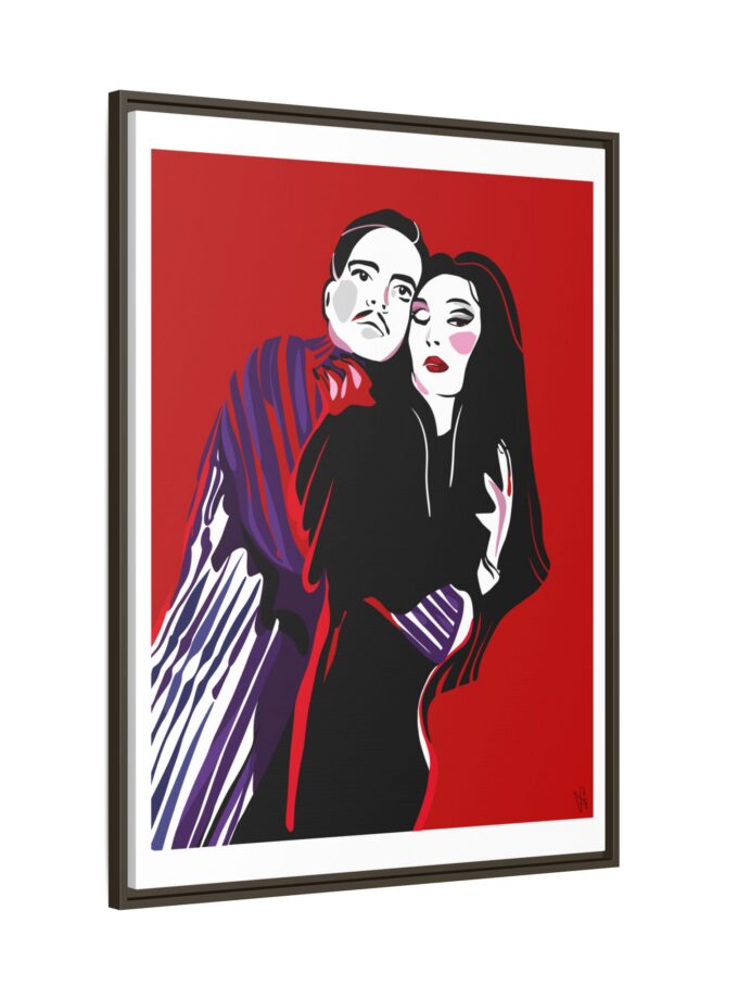 90' Bloody Halloween Canvas, Framed