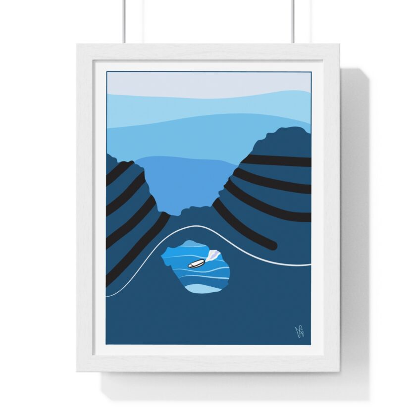 Sky Is Bright Poster, Framed - Image 4
