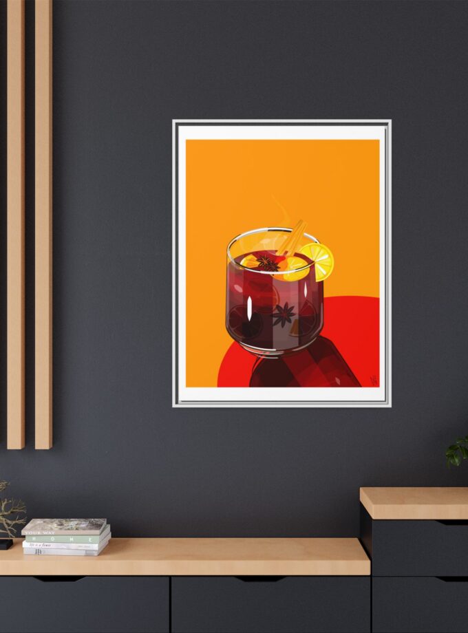 Mulled Wine Canvas, Framed