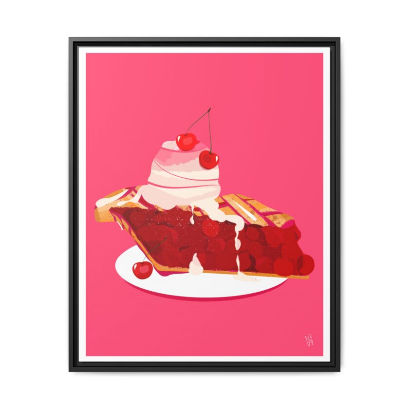Cherry Pie Canvas, Framed - Image 61