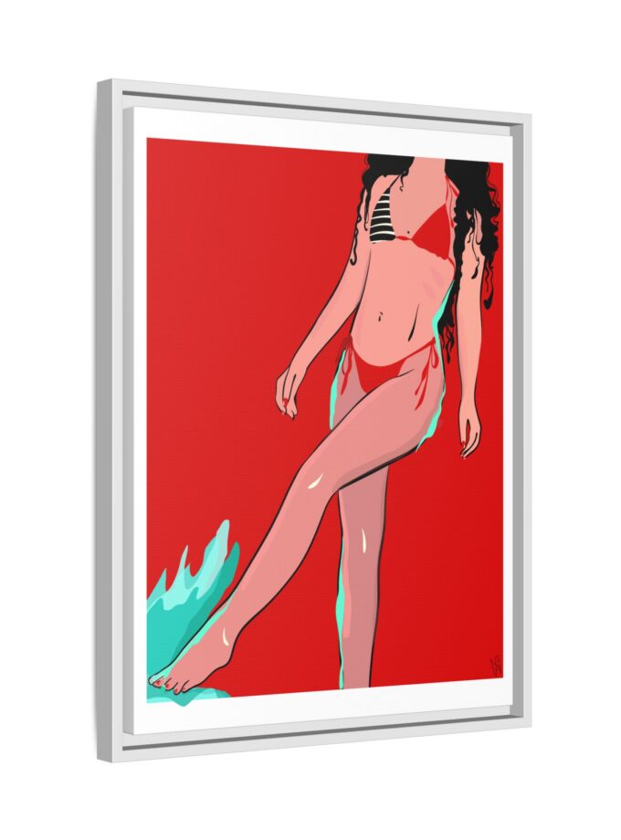 Budva Canvas, Framed