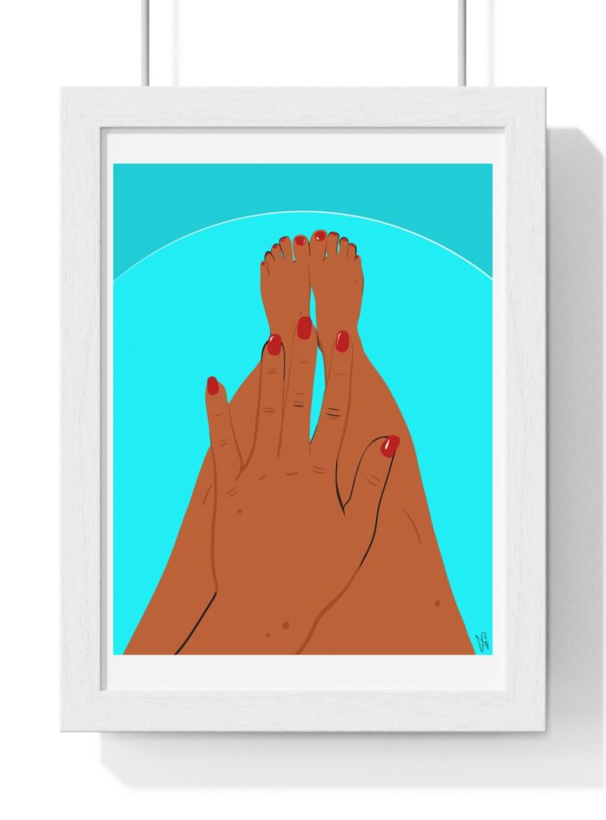 Pool Polish Poster, Framed