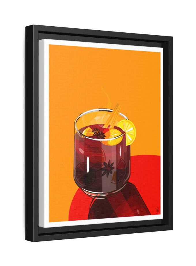 Mulled Wine Canvas, Framed