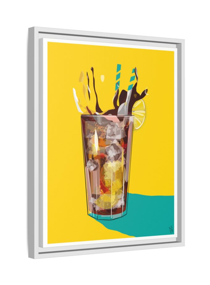 Splash Canvas, Framed