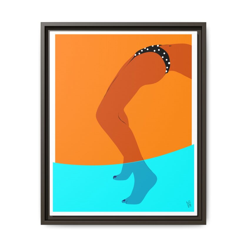 Pool Bridge Canvas, Framed - Image 37