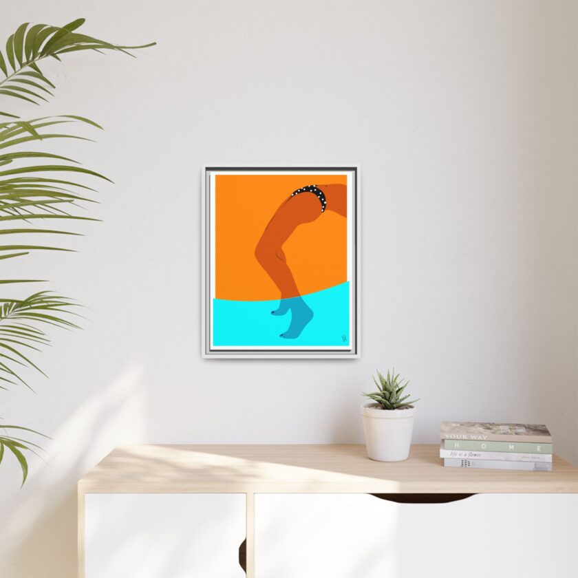 Pool Bridge Canvas, Framed - Image 43
