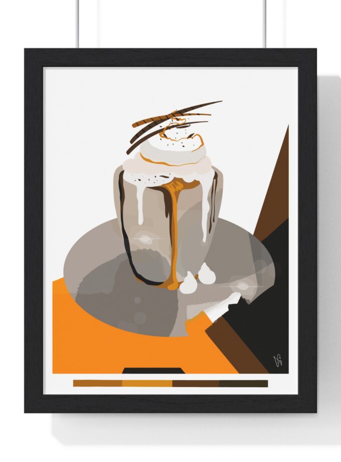 Caramel Bliss Poster, Framed