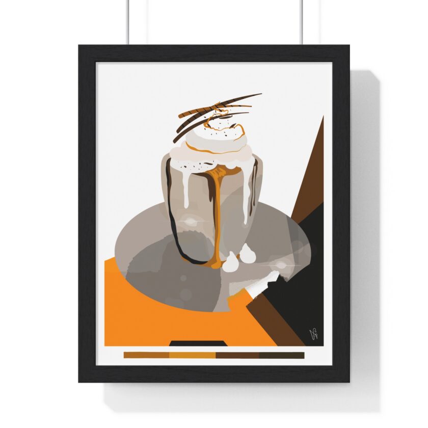 Caramel Bliss Poster, Framed