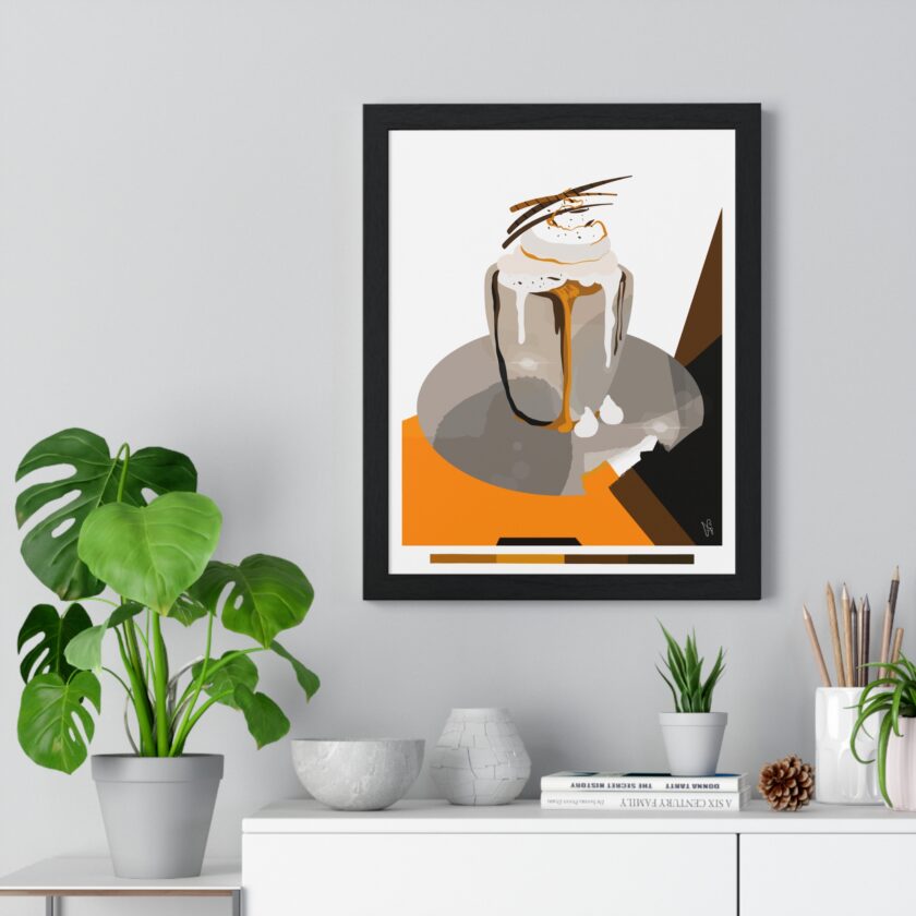 Caramel Bliss Poster, Framed - Image 2