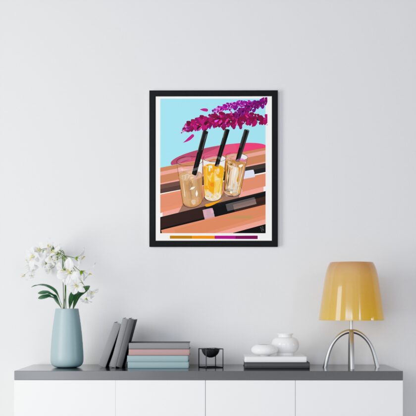 Under The Bugenvilija Poster, Framed - Image 20