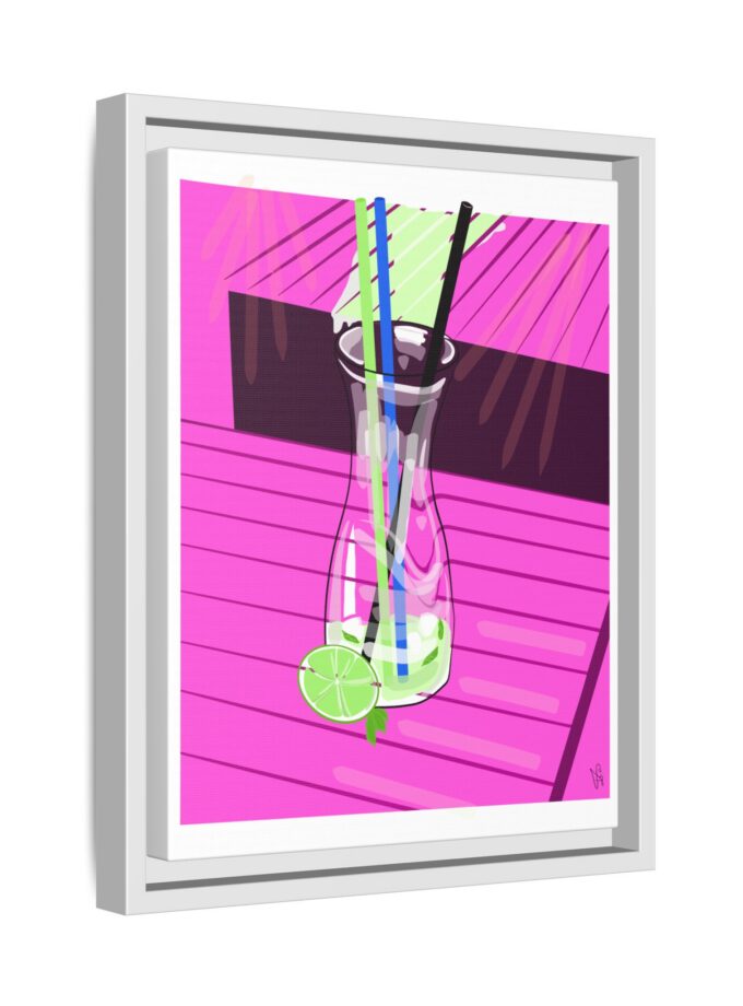 Mojito In Starigrad Canvas, Framed