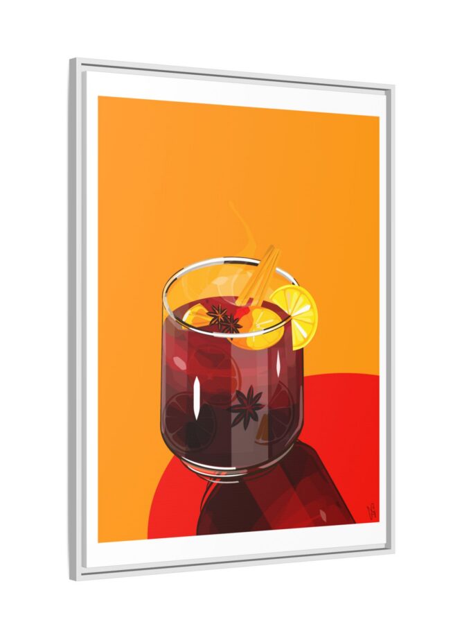 Mulled Wine Canvas, Framed