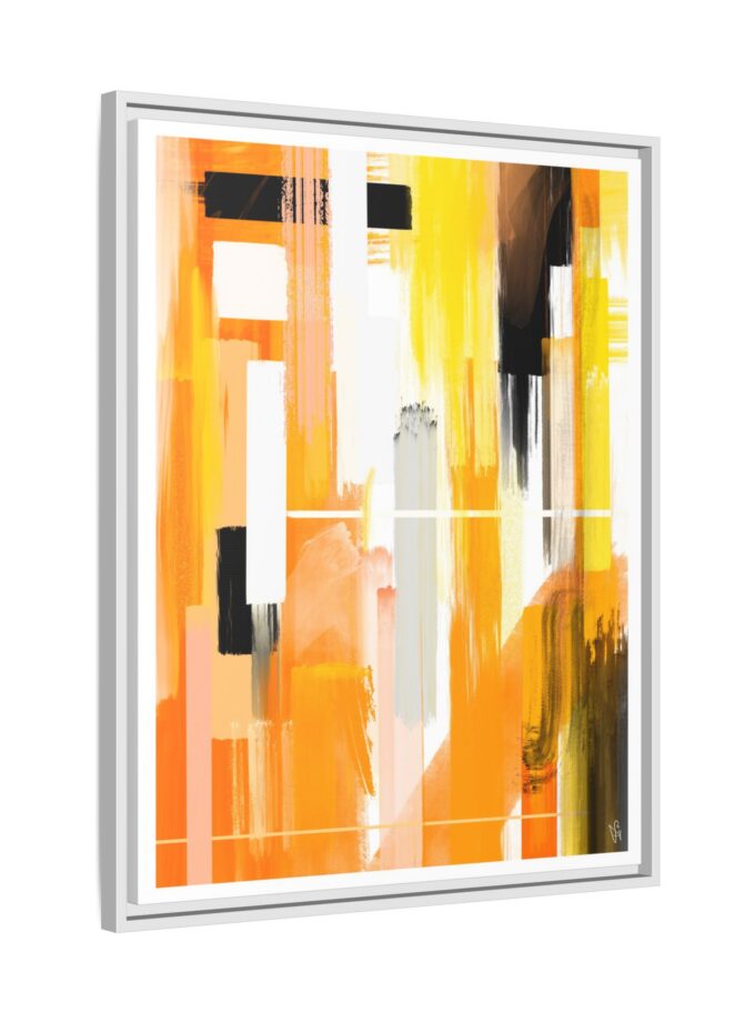 Liquid Gold Canvas, Framed