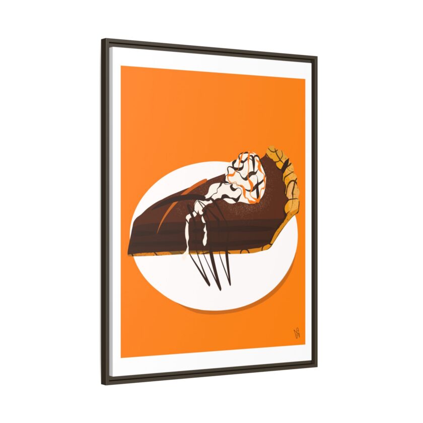 Chocolate Pie Canvas, Framed - Image 54