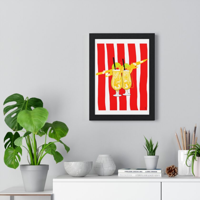 Pina Colada Poster, Framed - Image 14