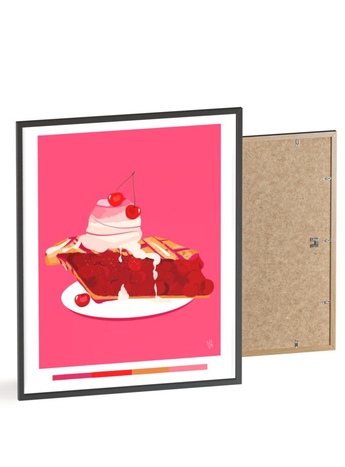 Cherry Pie Poster, Framed