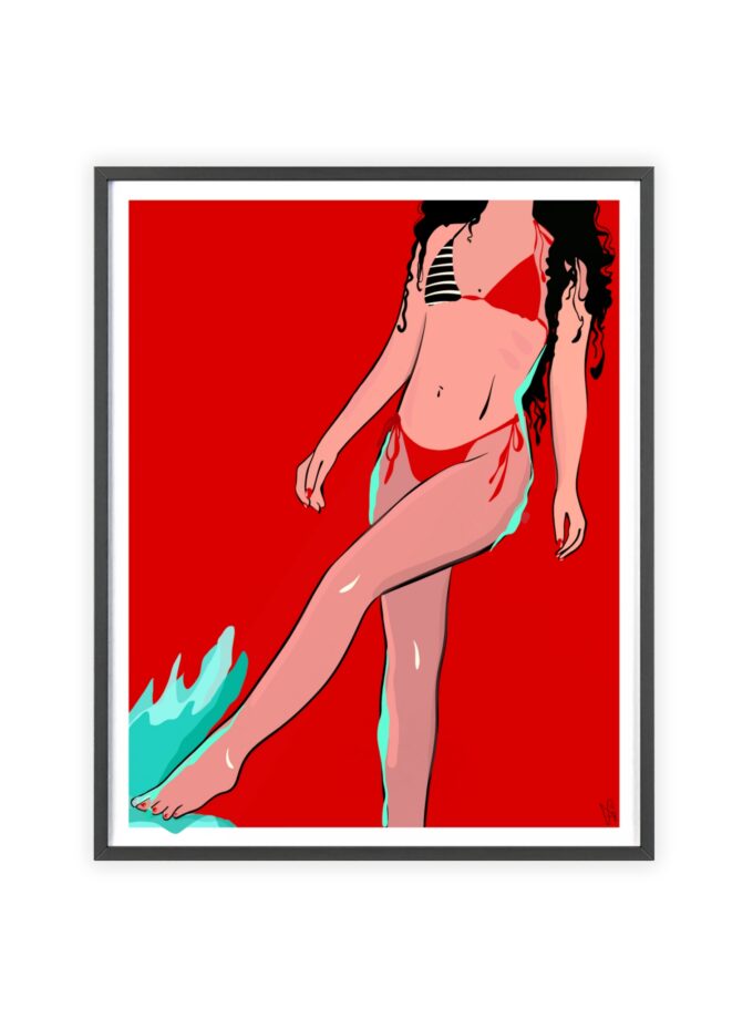 Budva Poster, Framed