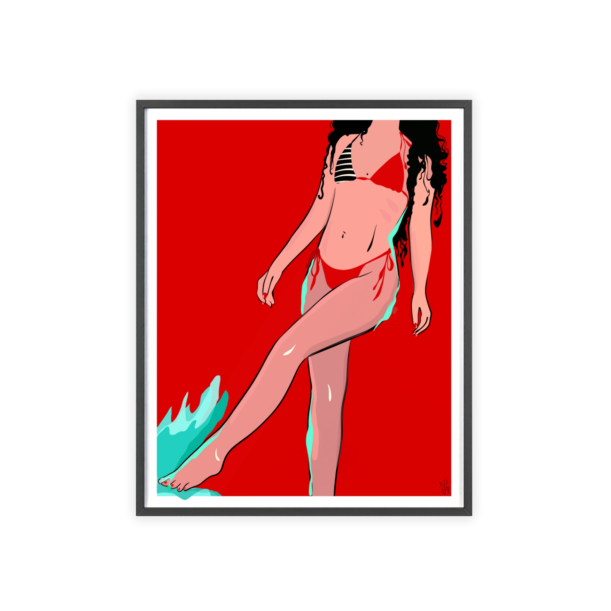 Budva Poster, Framed - Image 5