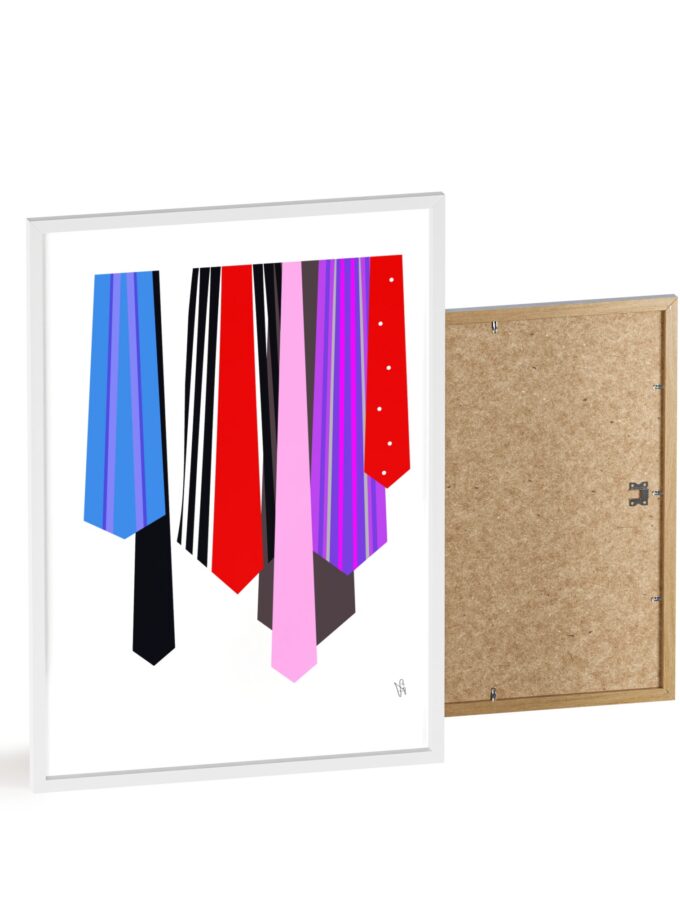 Ties Poster, Framed