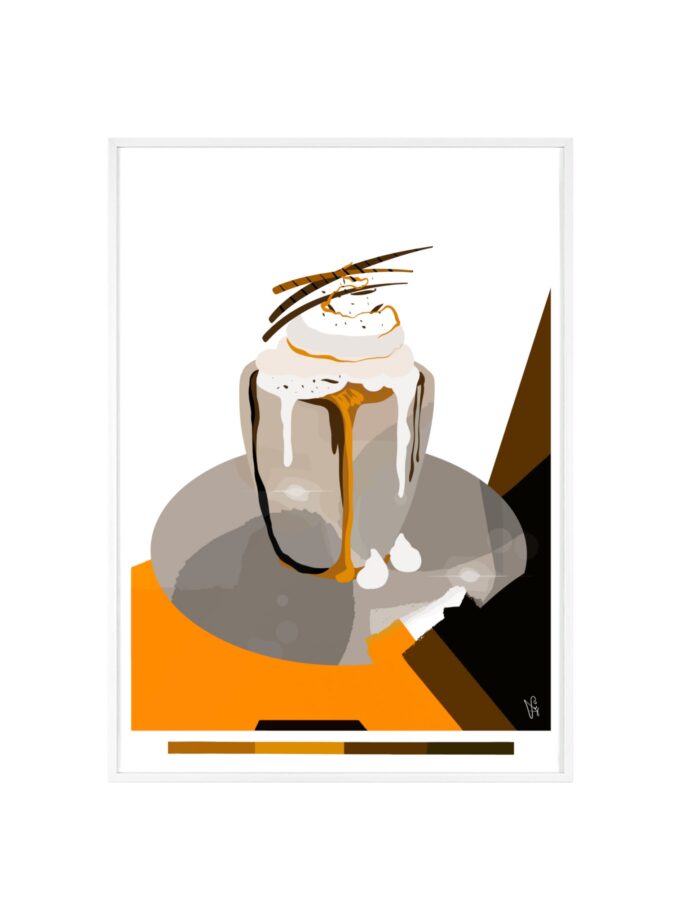 Caramel Bliss Poster, Framed