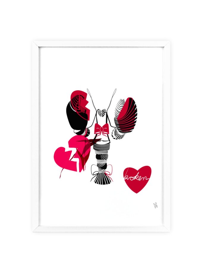 Heartbroken Poster, Framed