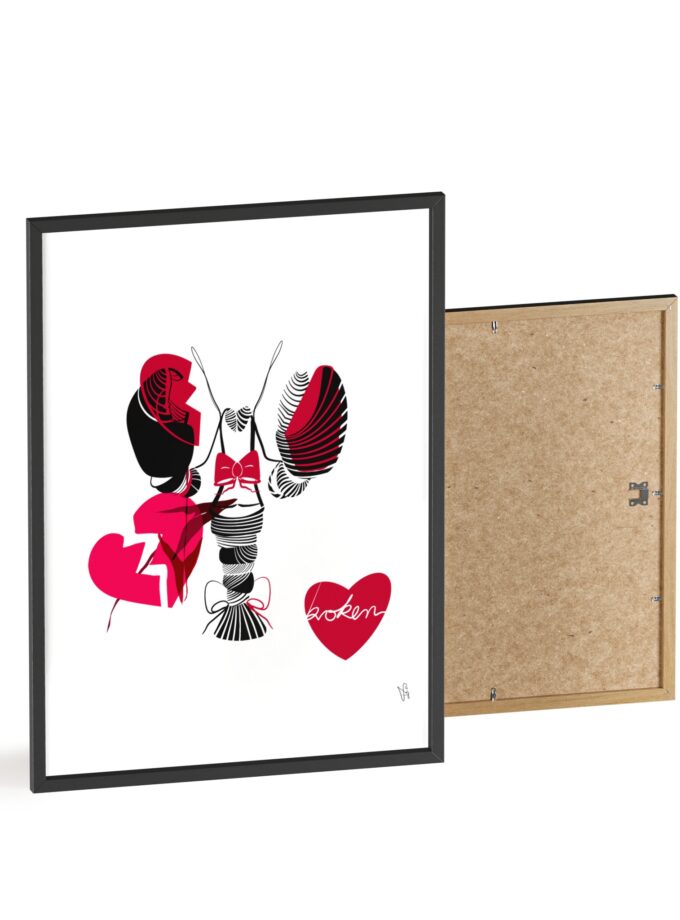 Heartbroken Poster, Framed