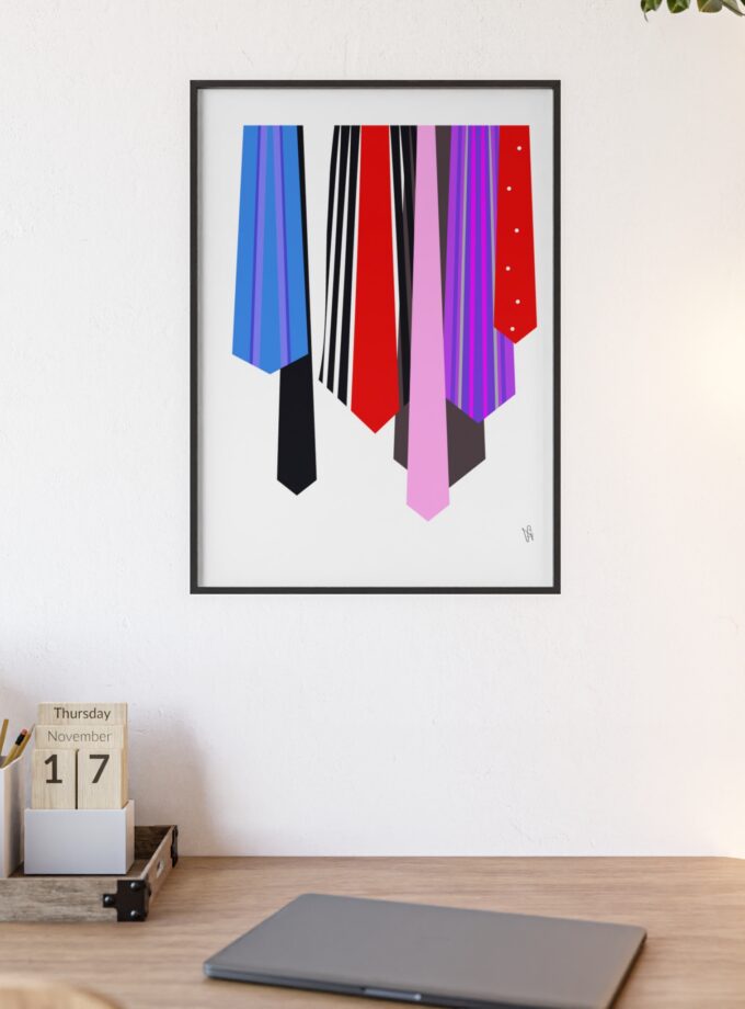 Ties Poster, Framed