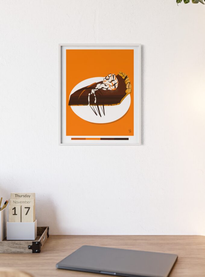 Chocolate Pie Poster, Framed