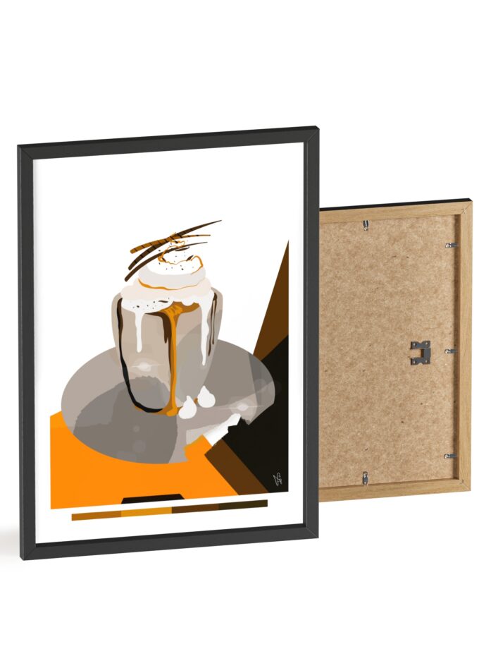 Caramel Bliss Poster, Framed