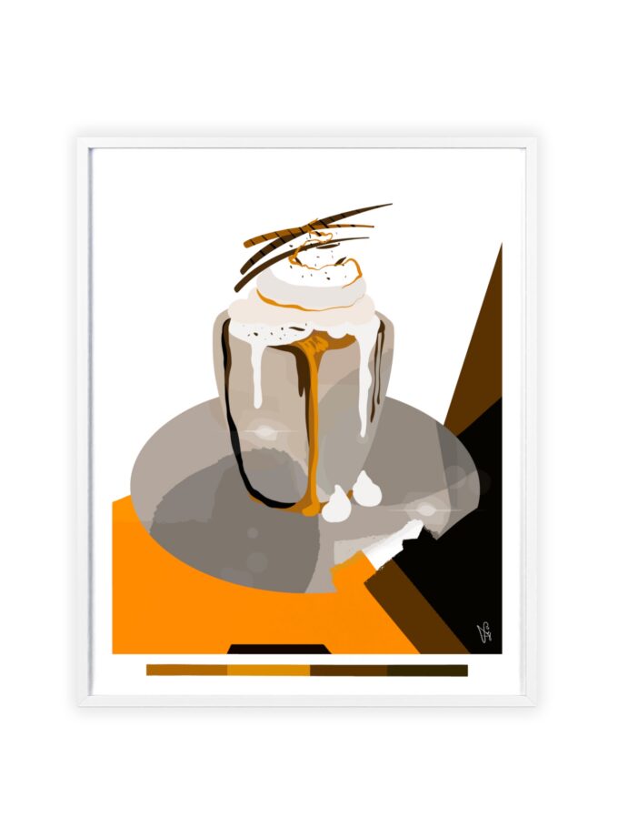 Caramel Bliss Poster, Framed