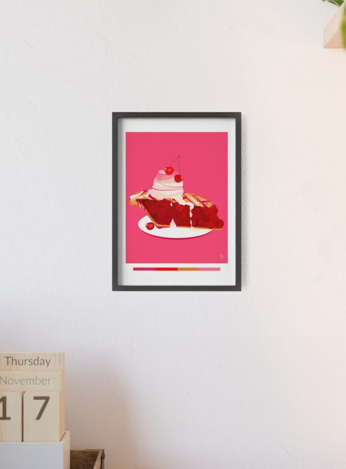Cherry Pie Poster, Framed