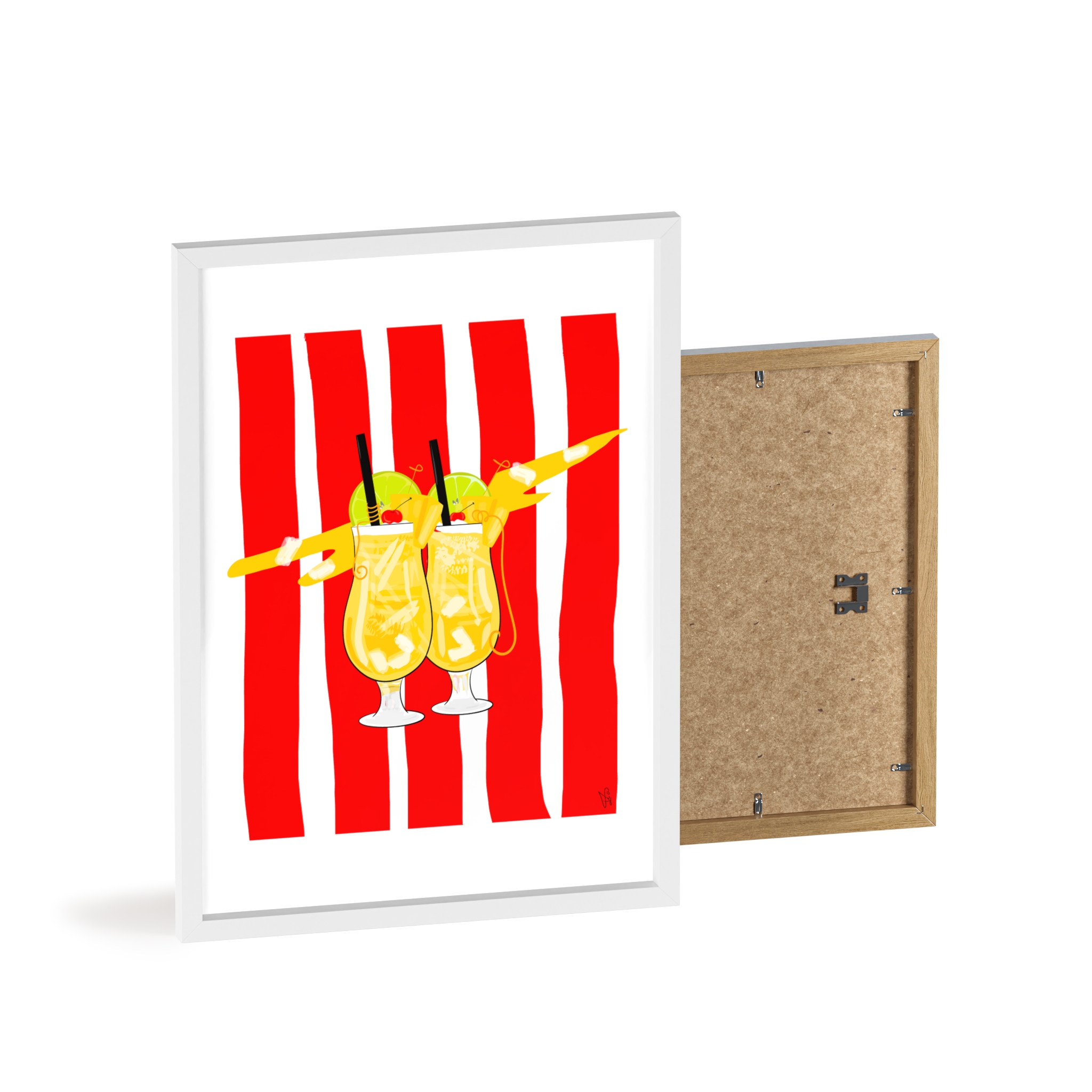 Pina Colada Poster, Framed - Image 94