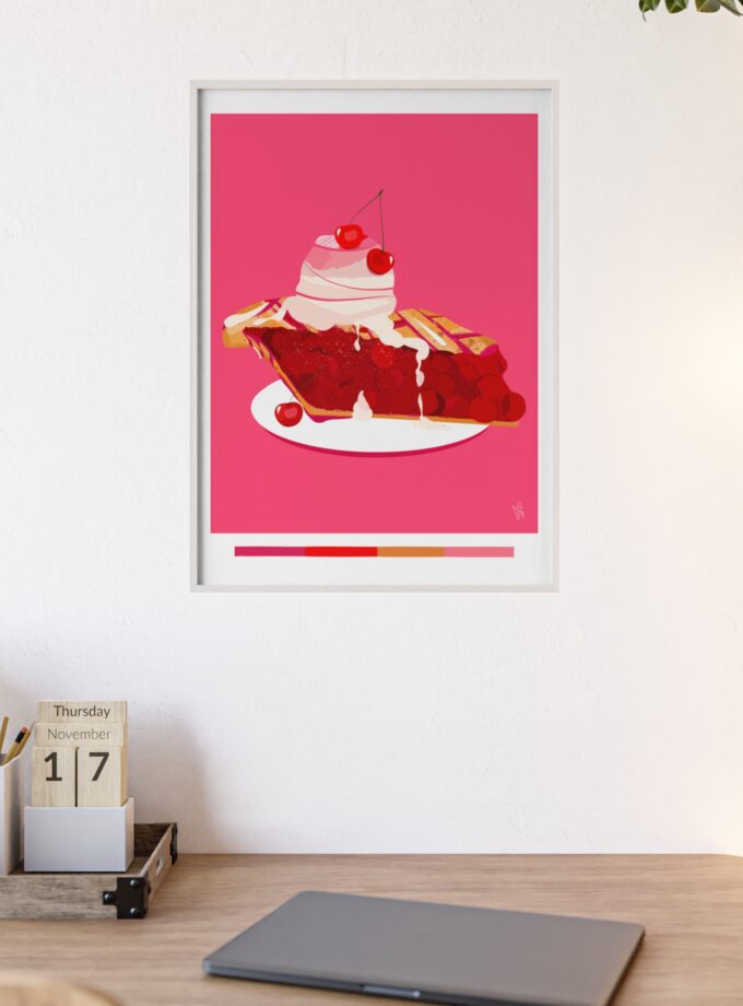 Cherry Pie Poster, Framed