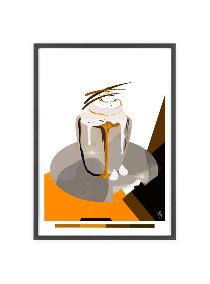 Caramel Bliss Poster, Framed