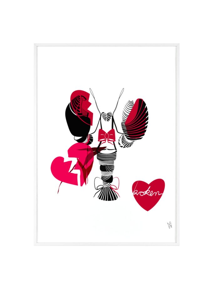 Heartbroken Poster, Framed