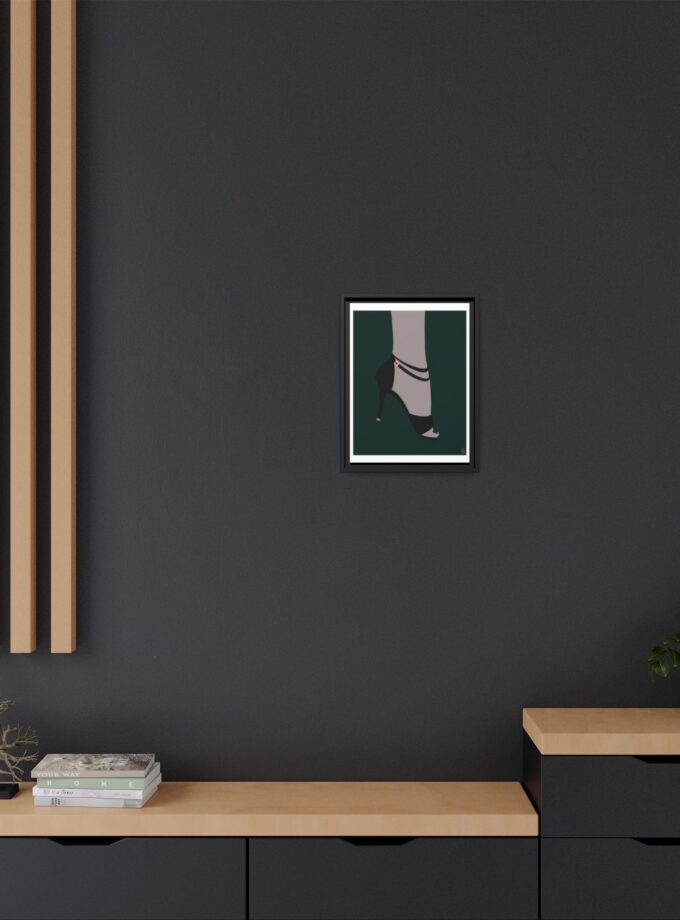 Emerald Canvas, Framed