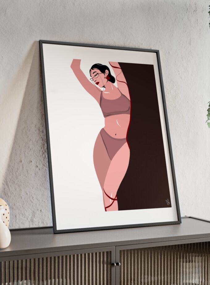 My Time Poster, Framed