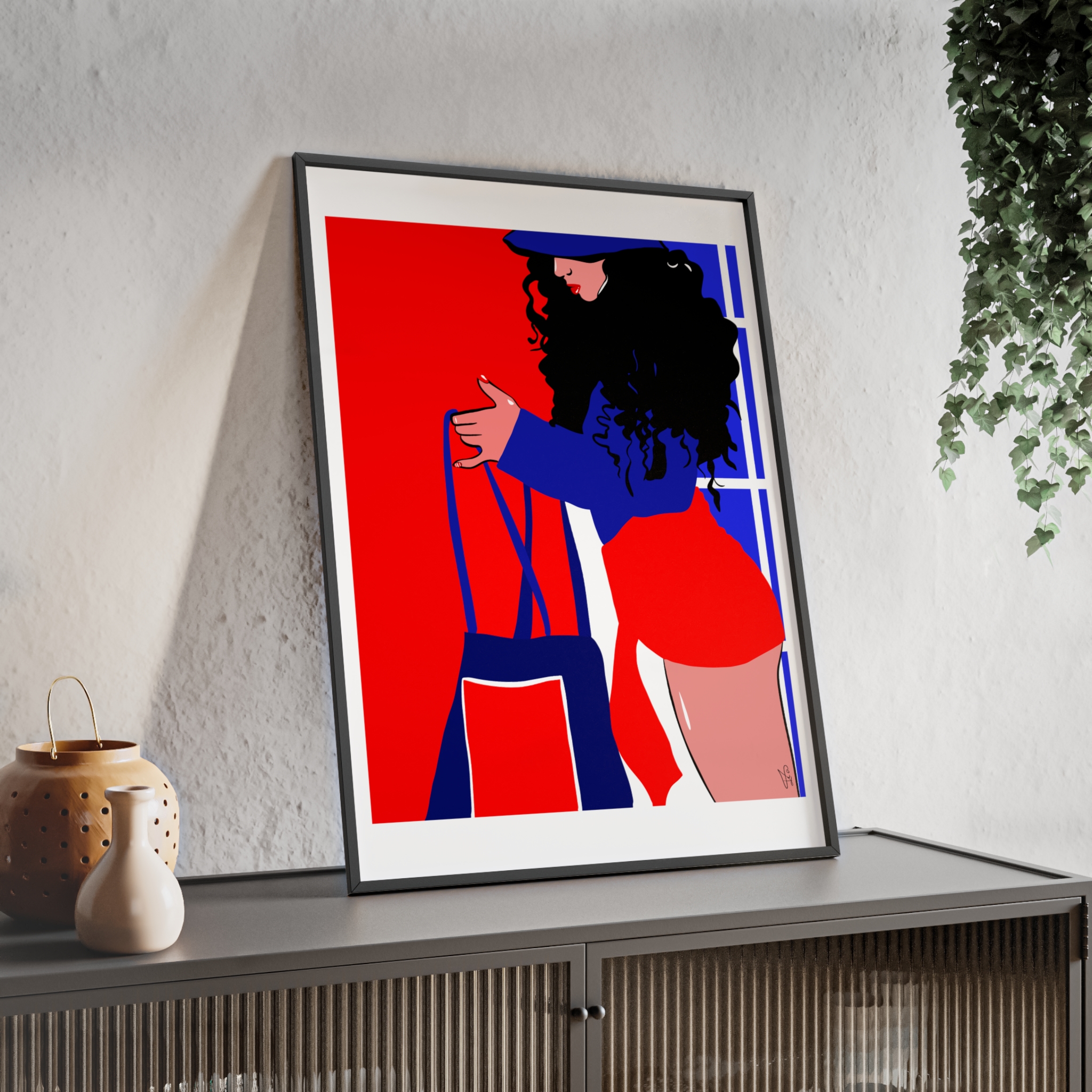 Beach Day Poster, Framed - Image 23