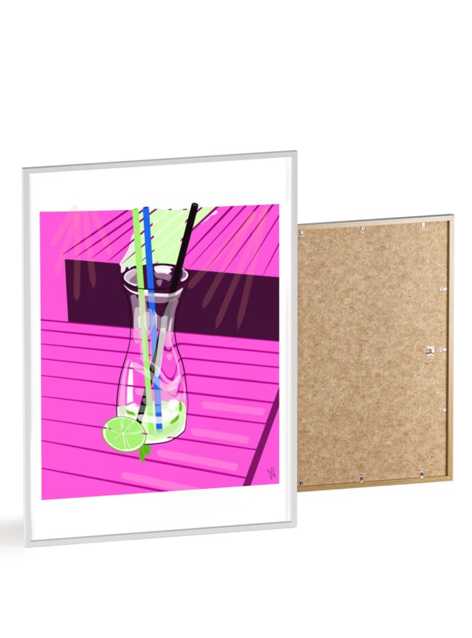 Mojito In Starigrad Poster, Framed