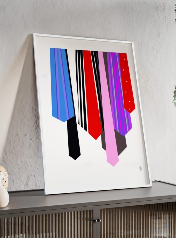 Ties Poster, Framed