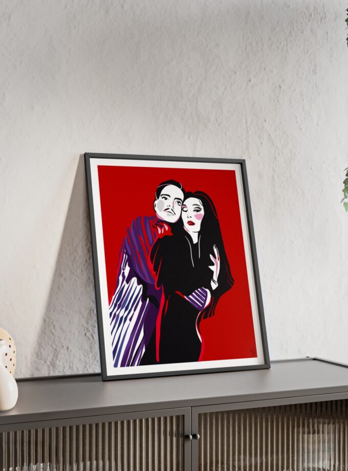 90' Bloody Halloween Poster, Framed