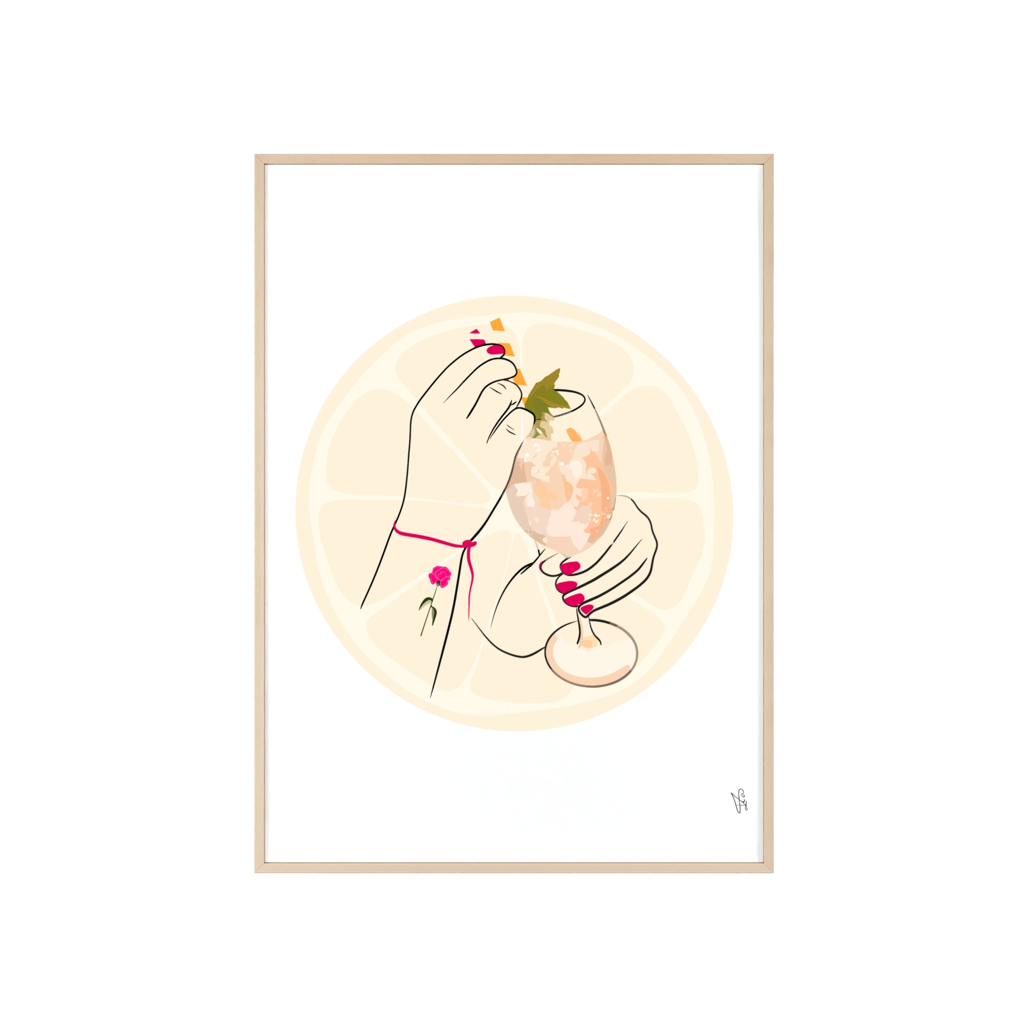 A Toast To Friendship Poster, Framed - Image 37