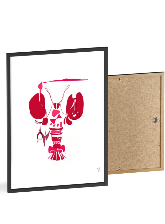 Chef's Kiss Poster, Framed