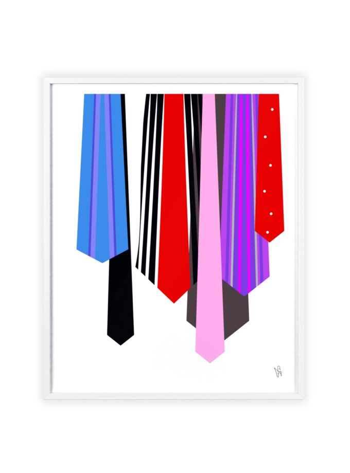 Ties Poster, Framed
