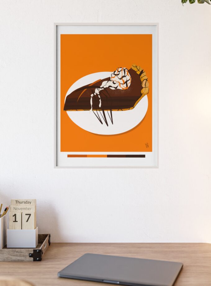Chocolate Pie Poster, Framed
