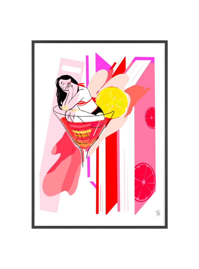 Cosmopolitana Poster, Framed