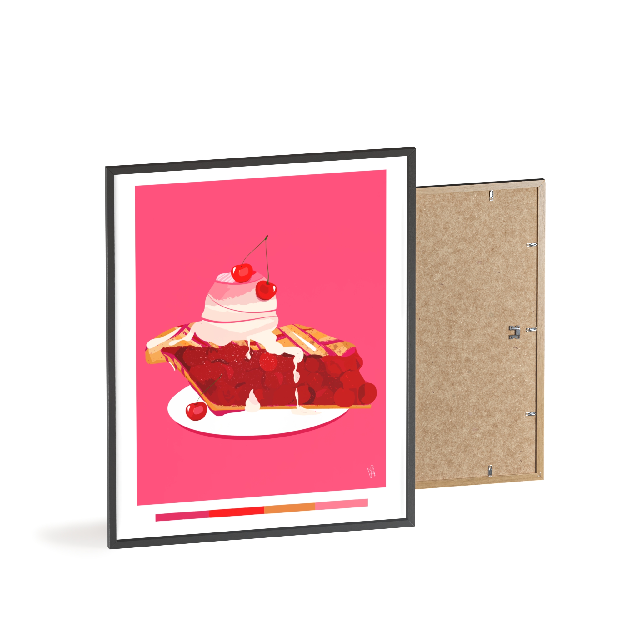 Cherry Pie Poster, Framed - Image 2