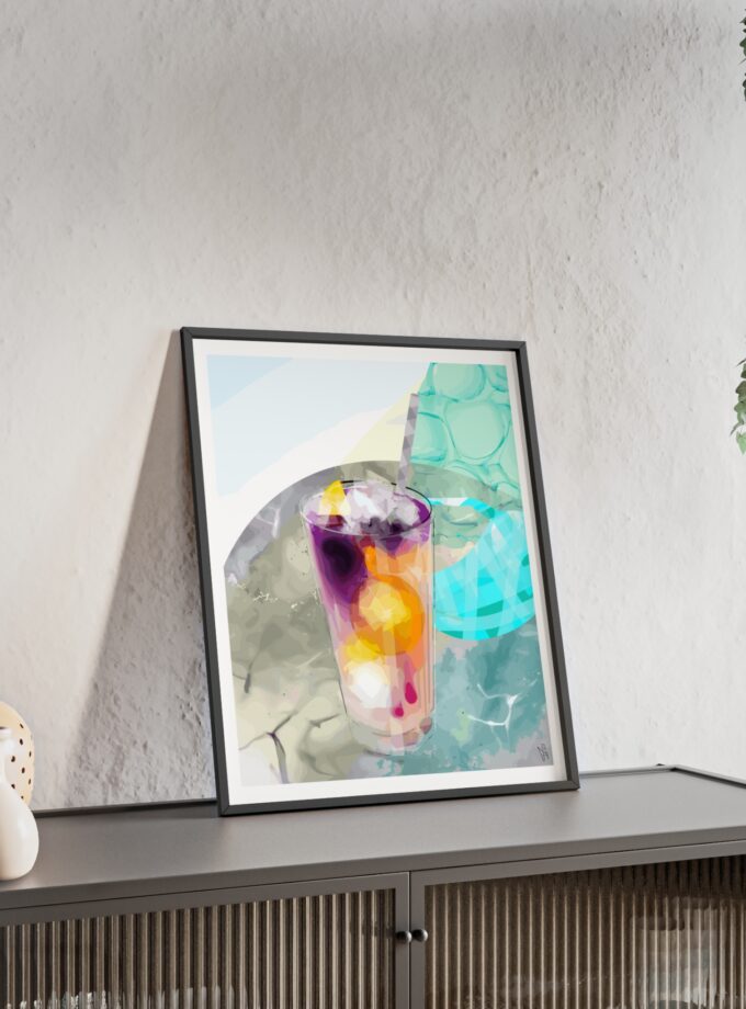 Lemonade In Zagreb Poster, Framed