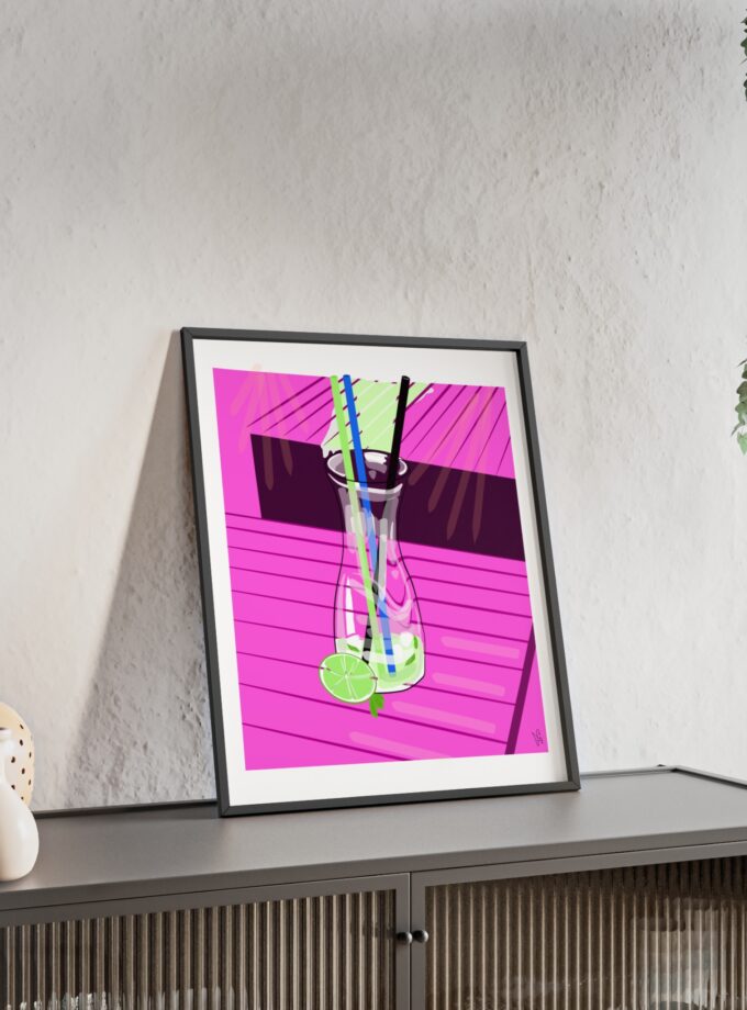 Mojito In Starigrad Poster, Framed
